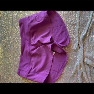 Lululemon 2.5 speed up shorts.